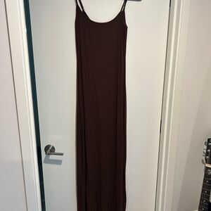 Aerie Chocolate Brown Maxi Dress